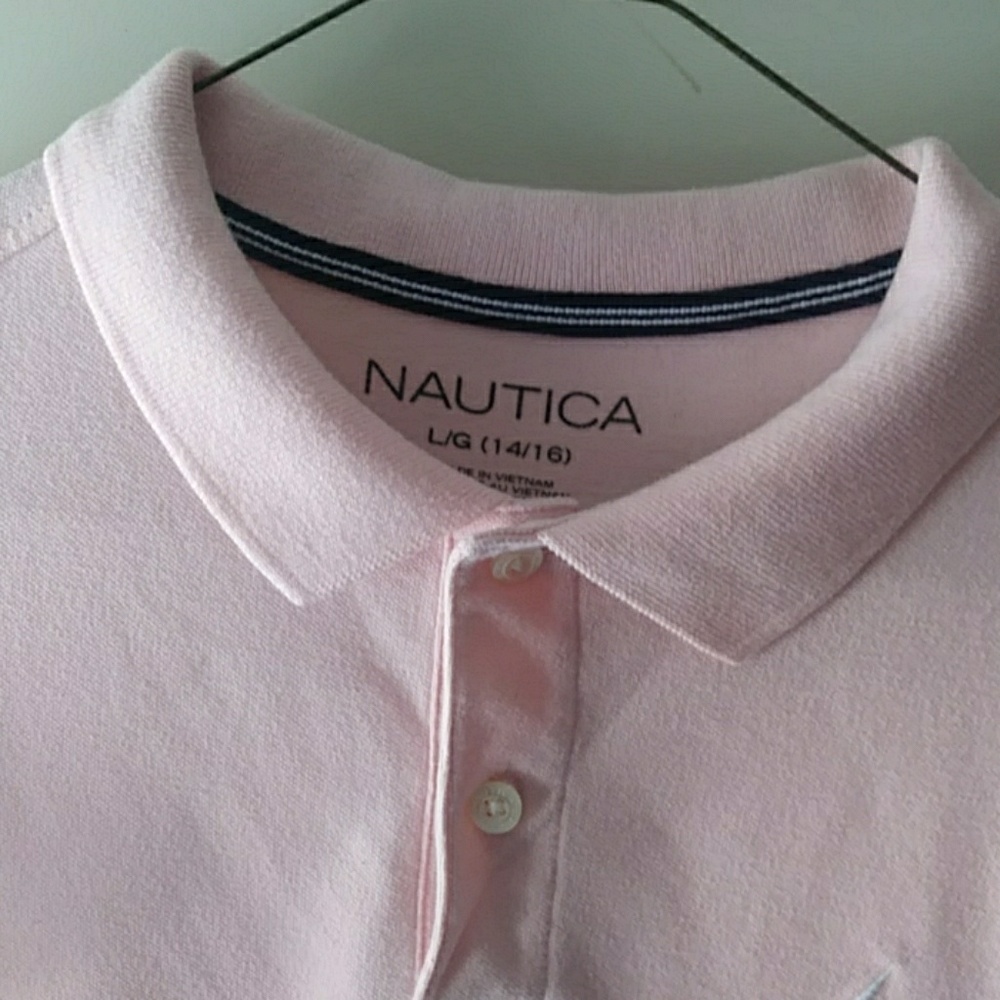 Boys L/G 14/16 Nautica Polo Shirt